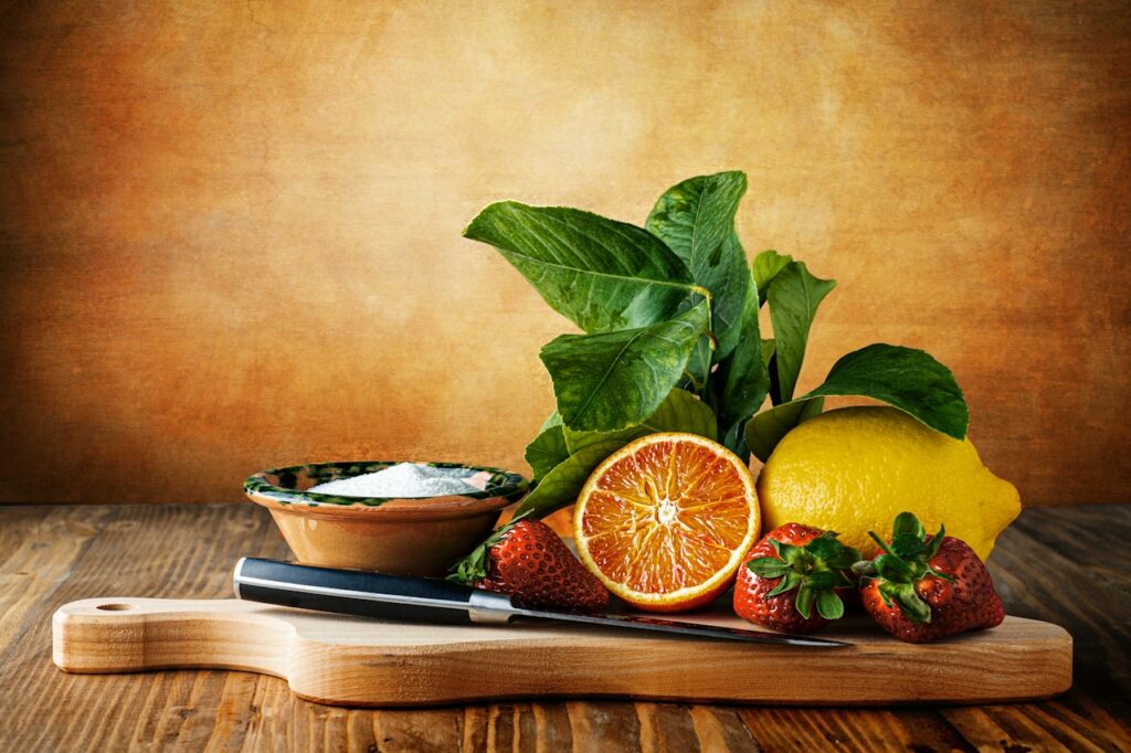 Fruta de Cortar em Madeira com Velcro